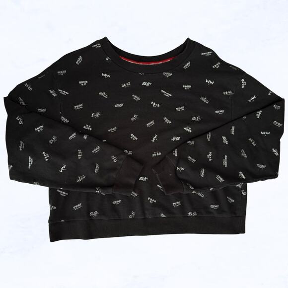 Official Coca-Cola Brand Cropped Sweatshirt - Disneyland Coca-Cola Outlet - Picture 1 of 3